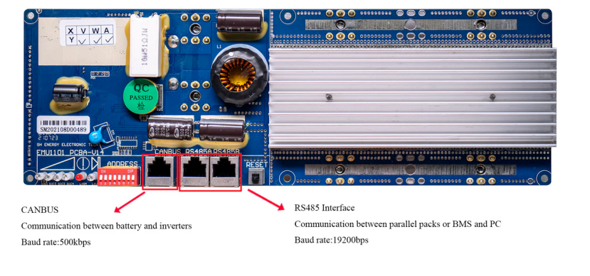 Seplos V2 BMS Protection Board 100A 150A 200A 8S 16S 24V 48V