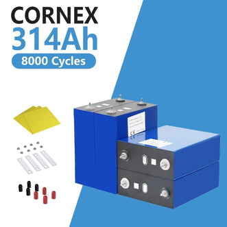 Lot de 4 batteries Lifepo4 EVE (MB31) 3,2 V 314 Ah de catégorie A, rechargeables pour véhicules électriques