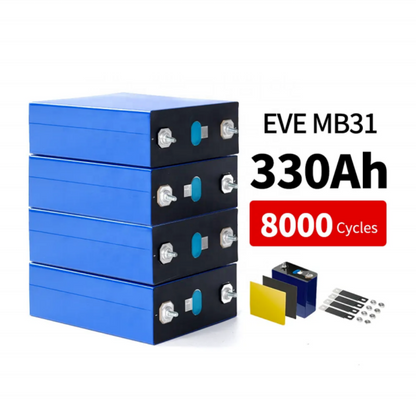 Akumulator litowy EVE HSEV 3,2 V 280 Ah klasy A do pojazdów elektrycznych i kamperów zasilanych energią słoneczną