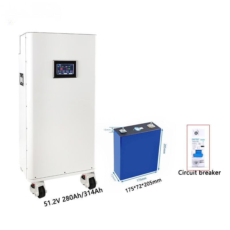 Boîtier de batterie LiFePO4 48 V JK 16S à monter soi-même, 280 Ah-314 Ah, stockage solaire 
