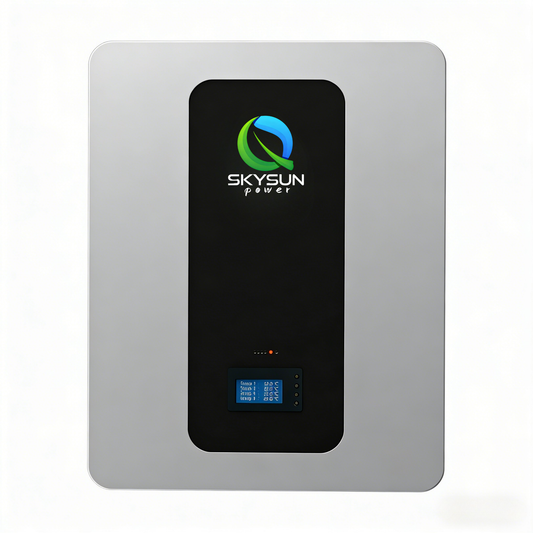 Batterie Lifepo4 48 V 51,2 V 105 Ah empilable 5 kWh pour stockage d'énergie solaire domestique