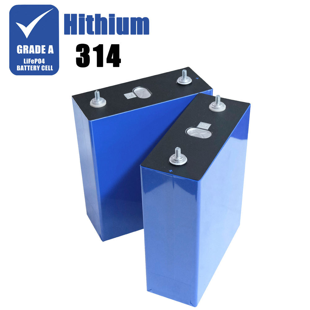 Cellules de batterie LiFePO4 au lithium de qualité A, 3,2 V, 314 Ah, rechargeables HSEV pour véhicules électriques, camping-cars et énergie solaire.
