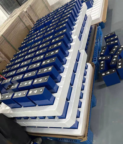 Cellules de batterie LiFePO4 au lithium de qualité A, 3,2 V, 314 Ah, rechargeables HSEV pour véhicules électriques, camping-cars et énergie solaire.