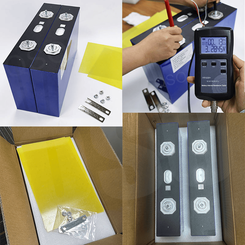 Cellule de batterie prismatique LFP LF560K 3,2 V pour système de stockage d'énergie EV MB56 628 Ah, 8 000 cycles