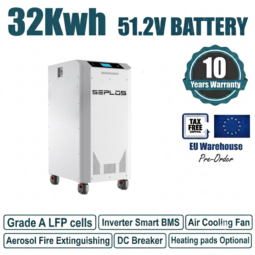 Mason 628Ah/560Ah LiFeP04 Battery 32KWh battery packs