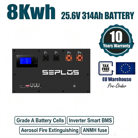25.6V 280Ah 314Ah 8KWh stack mount ESS BATTERY PACKS with EVE grade A cells