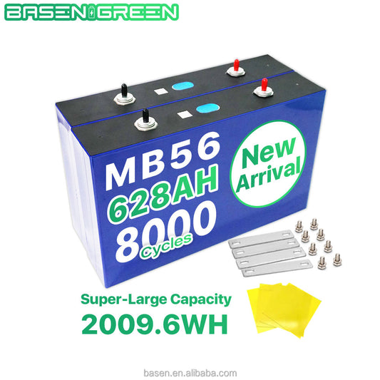 EV MB56 628Ah Prismatic LFP Battery Cell 8000 Cycles LF560K 3.2V Lithium Ion Battery for Energy Storage System