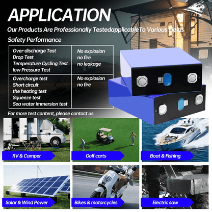 3.2V 280Ah Grade A Hithium HSEV LiFePO4 Zellen LiFePO4 Battery Cell for EV RV Solar Power