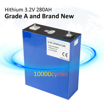 3.2V 280Ah Grade A Hithium HSEV LiFePO4 Zellen LiFePO4 Battery Cell for EV RV Solar Power