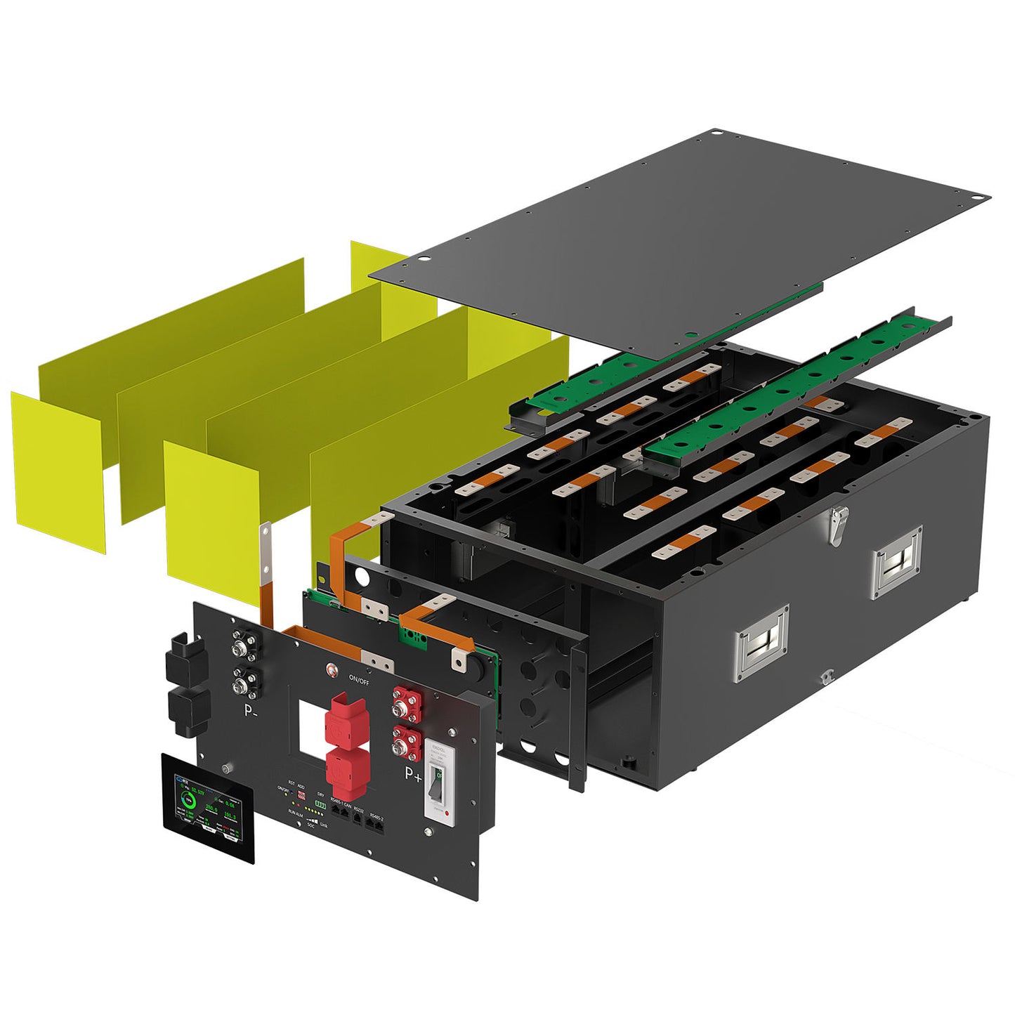 Kit de montage pour batterie LiFePO4 48V JK V19 BMS (version améliorée A2) 
