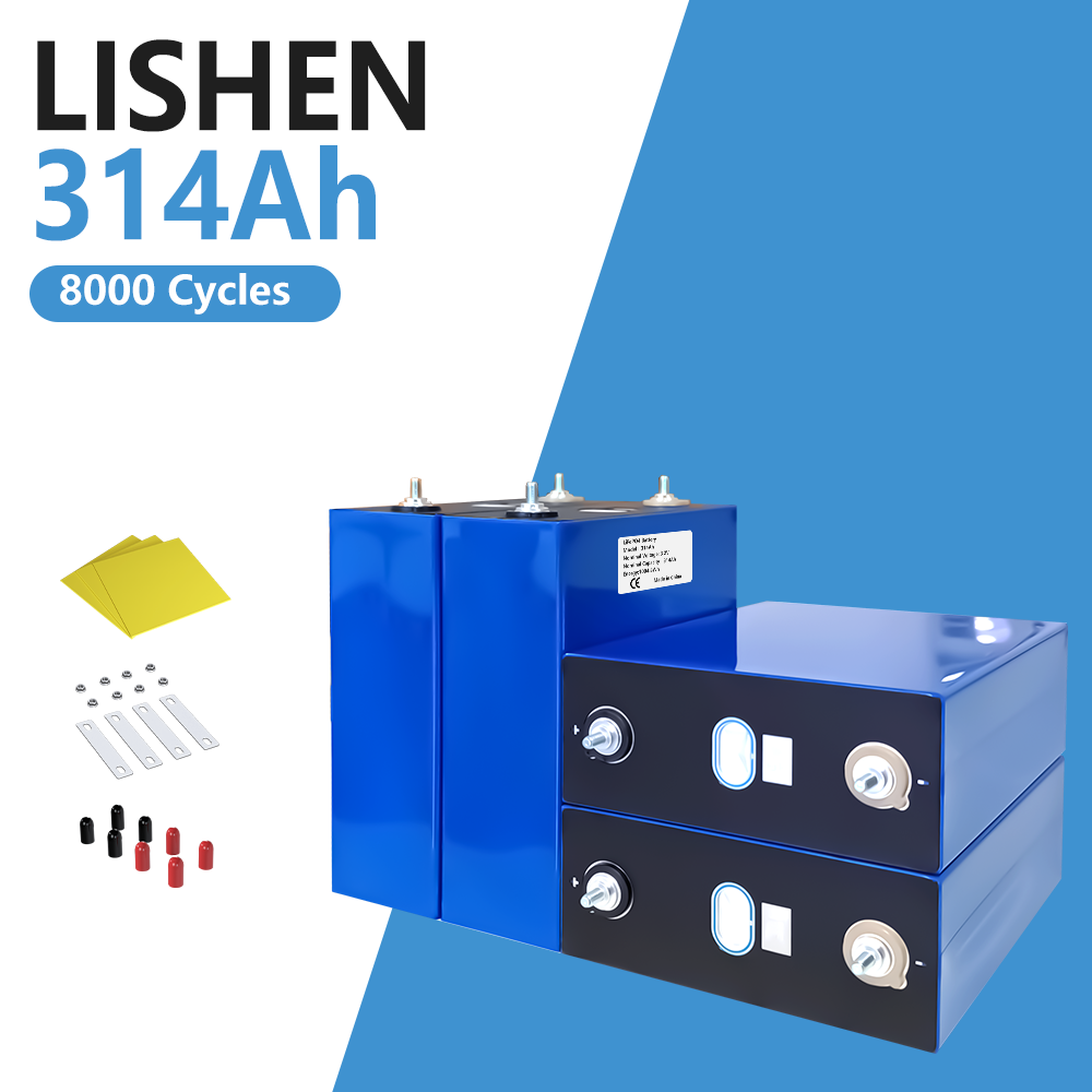 Lot de 4 batteries Lifepo4 EVE (MB31) 3,2 V 314 Ah de catégorie A, rechargeables pour véhicules électriques