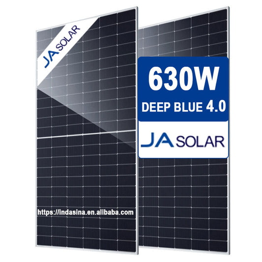 JA Solar JAM66D45 LB 605-630W JA Solar Panel 605 610 615 620 625 630 Watt JA N-Type Bifacial Dual Class Photovoltaic Panel