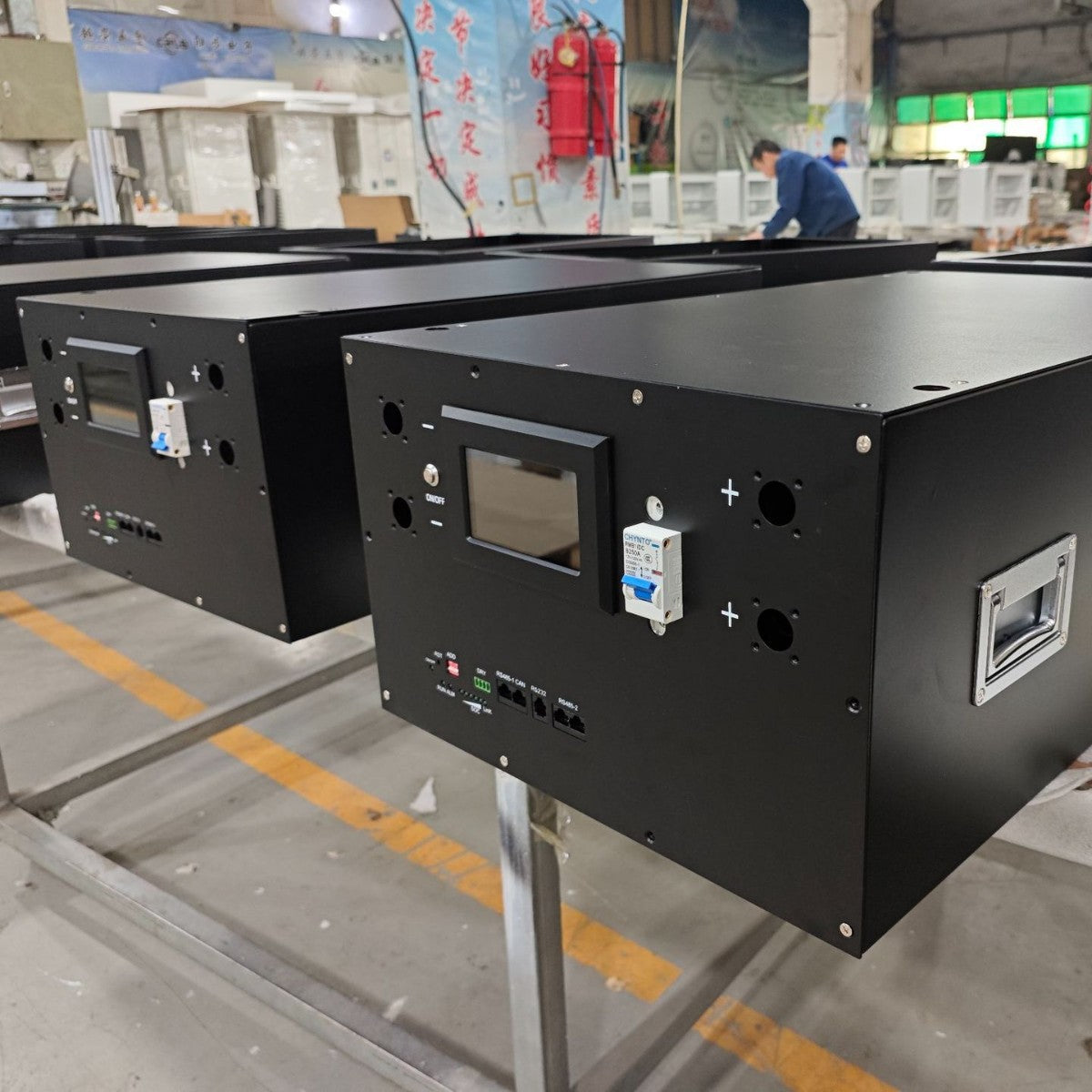 LiFePO4 Battery Box 15kWh 16S 314Ah Metal Battery Cabinet