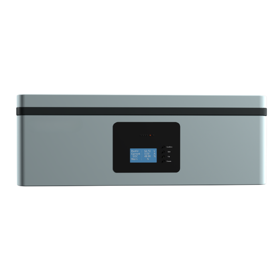 Pack de batteries empilables LiFePO4 51,2 V 100 Ah – Système de stockage d'énergie solaire domestique 5 kWh
