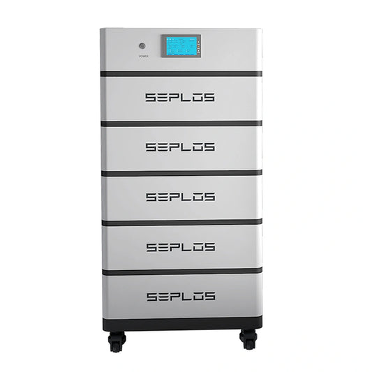 Batterie de stockage domestique Seplos 512 V 25,6 kWh Lithium Fer Phosphate LiFePO4
